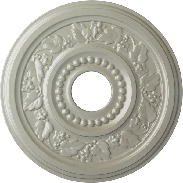 Ekena Millwork Genevieve Ceiling Medallion (Fits Canopies up to 3 1/2"), 16 1/8"OD x 3 1/2"ID x 7/8"P, Flash Copper CM16GNFCS - main